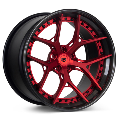 Vossen S21-01 configurações das rodas 6061-T6 3PC de Porsche de 3 partes