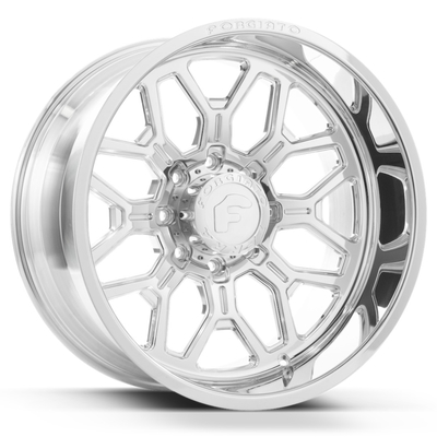 Talões de prata brilhantes das rodas 6061-T6 de Forgiato Flusso-T 4-8