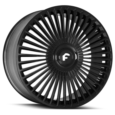 Chrome preto bruto Trimestre de prata Forgiato forjou as rodas para Rolls Royce Cullinan