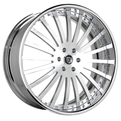Lexani IF-714 Chrome forjou bordas do raio das rodas 6061-T6 multi