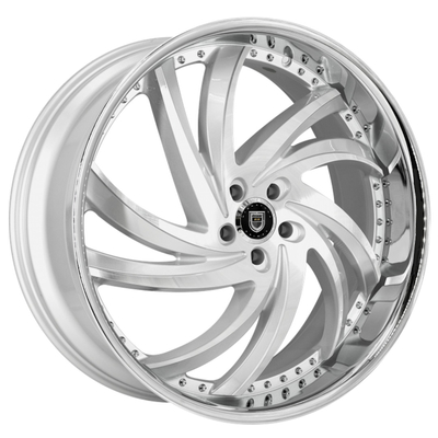 A turbina 2PC de Lexani forjou as rodas com o peso leve profundo do prato do bordo dos SS