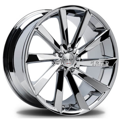 Chapeamento da largura 7-14J Chevrolet Tesla Ford Forged Wheels Multi Spokes Chrome