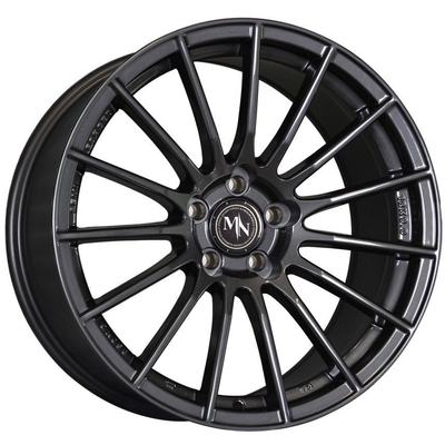 O automóvel da forja de PCD 112mm roda 6061-T6 a liga de alumínio Matte Black Rims