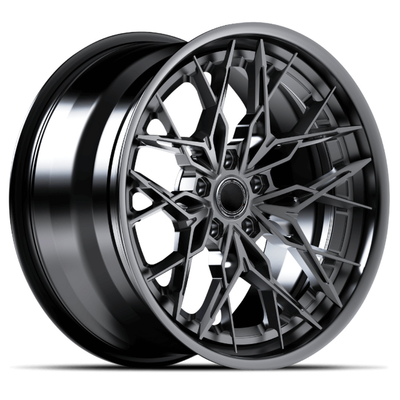 Bent Staggered Spokes 3 partes forjou ajustes de rodas para McLaren Audi R8