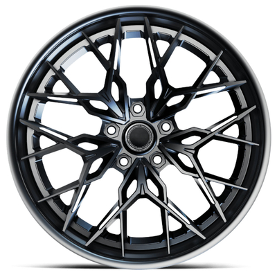 Bent Staggered Spokes 3 partes forjou ajustes de rodas para McLaren Audi R8