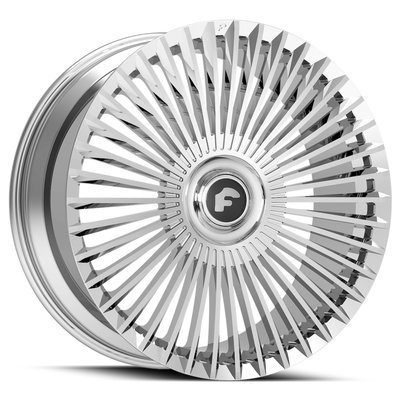 Chrome preto bruto Trimestre de prata Forgiato forjou as rodas para Rolls Royce Cullinan