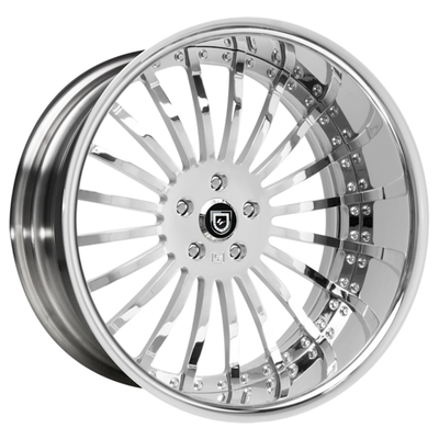Lexani IF-714 Chrome forjou bordas do raio das rodas 6061-T6 multi