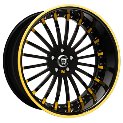 Lexani IF-714 Chrome forjou bordas do raio das rodas 6061-T6 multi