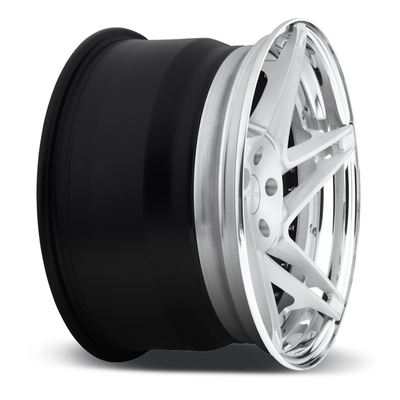 Rodas côncavas 3PC JWL de Chrome do prato profundo Rotiform de CHD-T ATRAVÉS DE