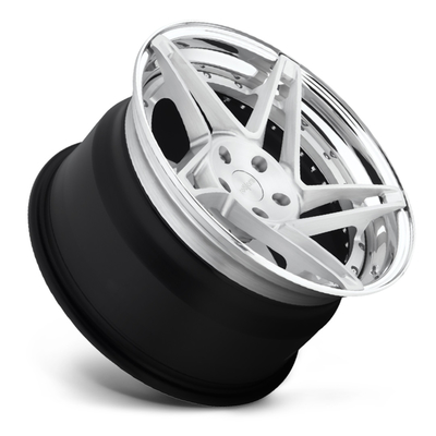 Rodas côncavas 3PC JWL de Chrome do prato profundo Rotiform de CHD-T ATRAVÉS DE