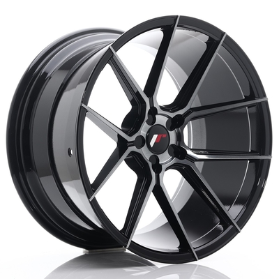O JÚNIOR vermelho JR30 BMW da platina forjou as rodas 6061-T6 Monoblock