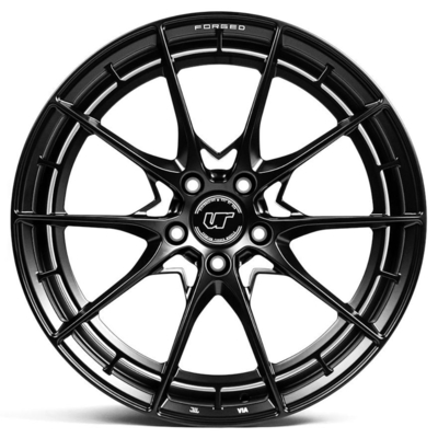 O preto VR do brilho de D03-R forjou o turbocompressor de Porsche 991 roda a polegada 16-26