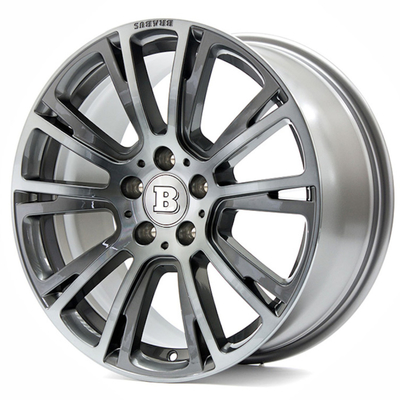 Titânio líquido cinzelado oco de Mercedes Forged Wheels R dos raios