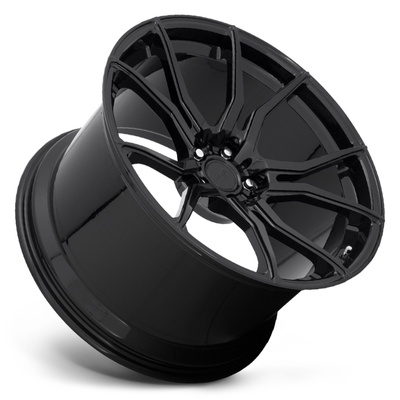 Os revestimentos que feitos sob encomenda o ISO 9001 Monoblock forjou as rodas anotam preto
