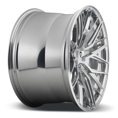 6061-T6 a prata brilhante Monoblock forjou raios côncavos das rodas