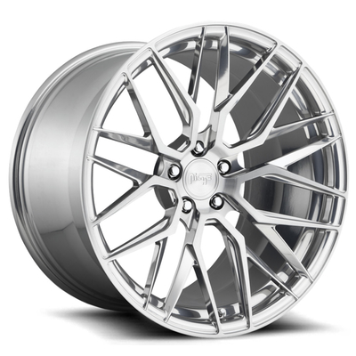 6061-T6 a prata brilhante Monoblock forjou raios côncavos das rodas
