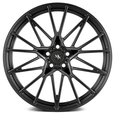AGL58 Matt Black Porsche Forged Wheels desconcertou raios