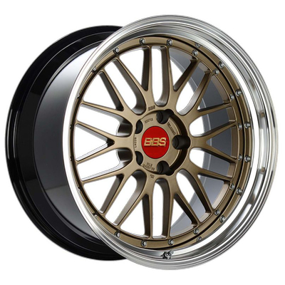 Bordas de bronze profundas JWL TUV do BBS LM de Diamond Cut Forged do prato ATRAVÉS DE
