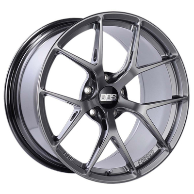 O abeto do BBS de Diamond Silver forjou o peso leve de alumínio das rodas 6061-T6