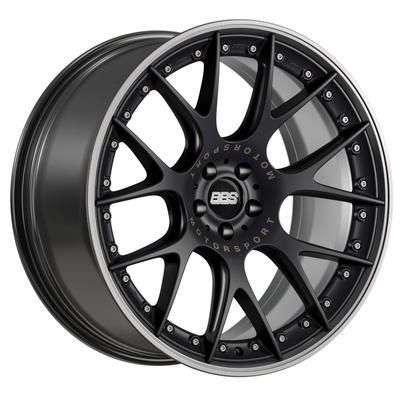 O BBS CH-R II BBS 17 18 19 20 forjou o preto do cetim do Motorsport das rodas