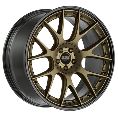 CH-R II BBS 17 18 19 forjou o bronze do cetim da liga roda 2 opções 3PC