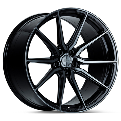 Vossen HF-3 anota 5 configurações pretas de Monoblock das rodas do raio