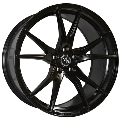 Matt Black Gunmetal Forge Auto roda raios côncavos agressivos