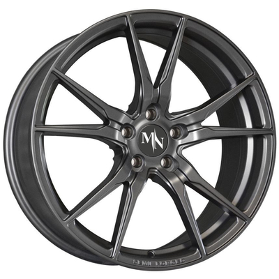 Matt Black Gunmetal Forge Auto roda raios côncavos agressivos