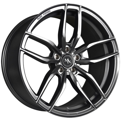 As configurações de um Monoblock de 18 polegadas forjam as auto rodas 6061-T6 Matt Black