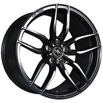 As configurações de um Monoblock de 18 polegadas forjam as auto rodas 6061-T6 Matt Black