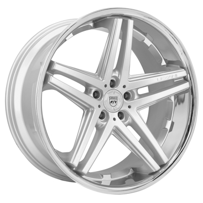 O bordo inoxidável da largura 7-14J Ekko Lexani roda o chapeamento de Chrome