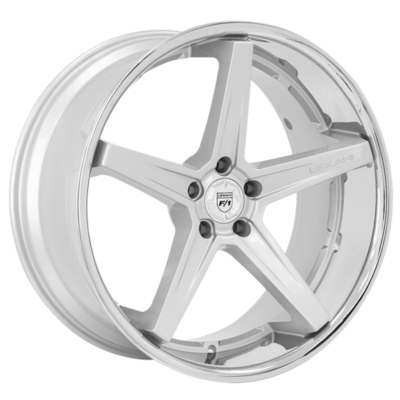 Bordo de Savage Lexani Silver Rims With Chrome