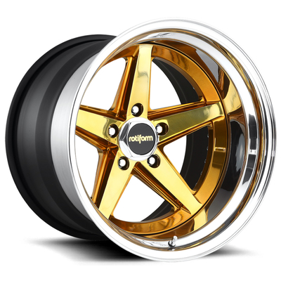 O centro convexo forjou as rodas Rotiform 917 Rotiform Porsche 911 rodas do ouro