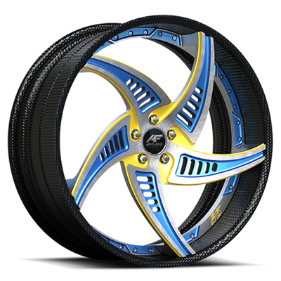 Amani Fumo Deep Dish Porsche forjado roda a categoria aeroespacial