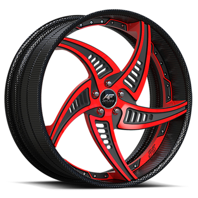 Amani Fumo Deep Dish Porsche forjado roda a categoria aeroespacial