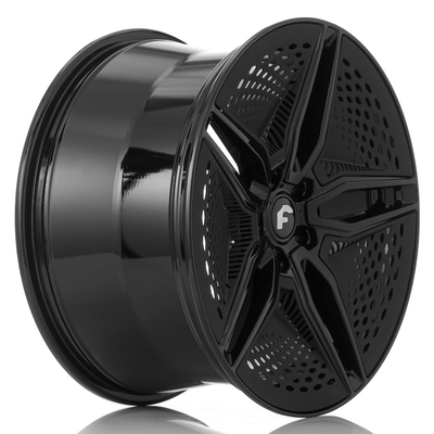 22" ajustes de rodas forjados Forgiato de Forgiato EV 001 do preto do brilho para o Tesla Model S Model X