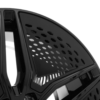 22" ajustes de rodas forjados Forgiato de Forgiato EV 001 do preto do brilho para o Tesla Model S Model X