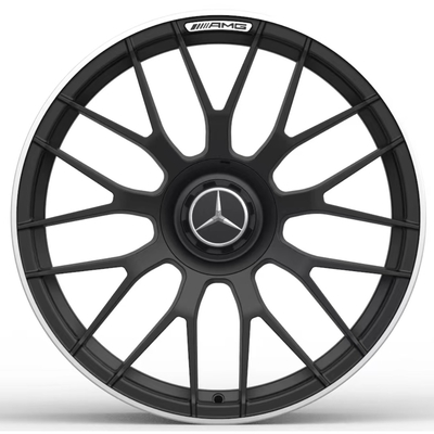 A cruz de AMG falou Mercedes Benz Forged Wheels Matt Black