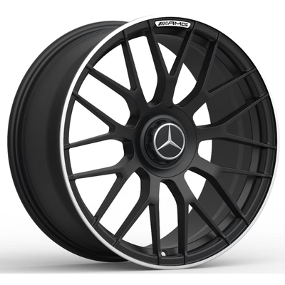 A cruz de AMG falou Mercedes Benz Forged Wheels Matt Black