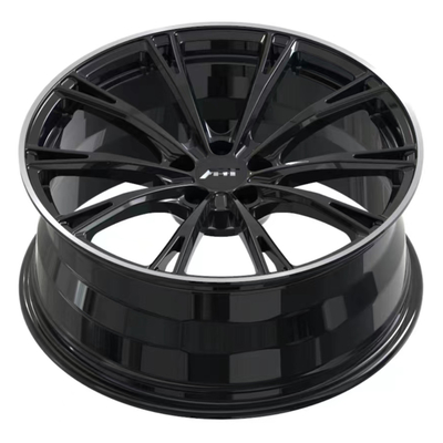 Liga de alumínio preta lustrosa de ABT Sportsline GR-f Audi Forged Wheels 6061-T6