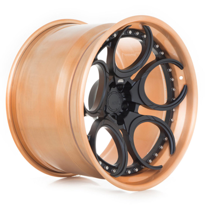 A competição das especs. da trilha de ADV05C 3 partes forjou a liga de alumínio das rodas 6061-T6