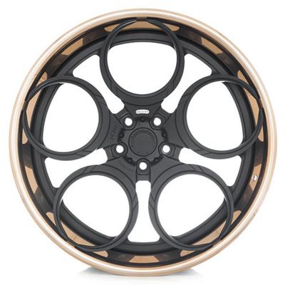 A competição das especs. da trilha de ADV05C 3 partes forjou a liga de alumínio das rodas 6061-T6