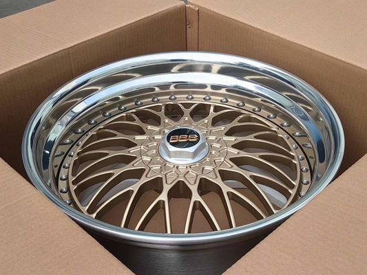 Rodas forjadas de tamanho personalizado BBS Super RS ​​Deep Dish para BWM Porsche