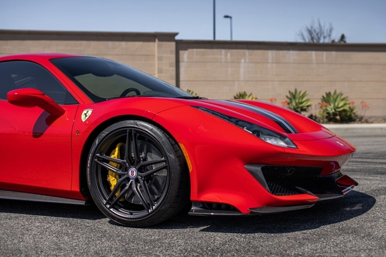 As bordas luxuosas HRE P107SC Monoblock forjaram as rodas para Ferrari 488 Pista