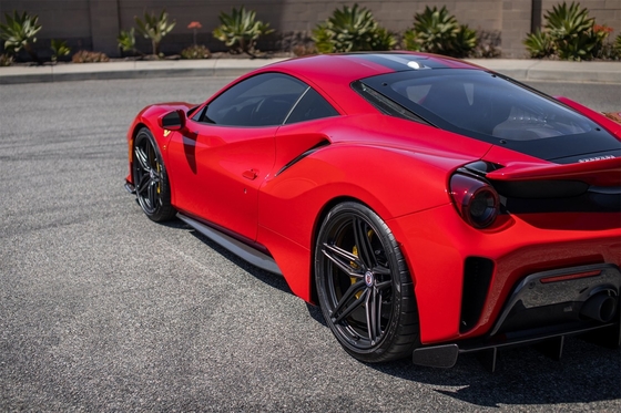 As bordas luxuosas HRE P107SC Monoblock forjaram as rodas para Ferrari 488 Pista