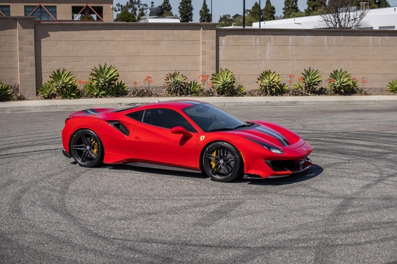 As bordas luxuosas HRE P107SC Monoblock forjaram as rodas para Ferrari 488 Pista