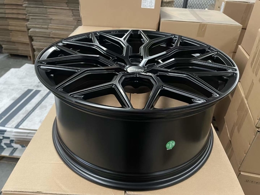 Rodas forjadas pretas do cetim de Vossen HF-2