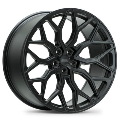 Rodas forjadas pretas do cetim de Vossen HF-2