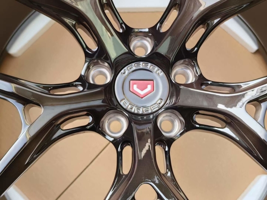 Vossen S21-01 forjou a cara preta escovada as rodas