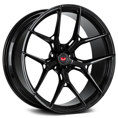 Vossen S21-01 forjou a cara preta escovada as rodas